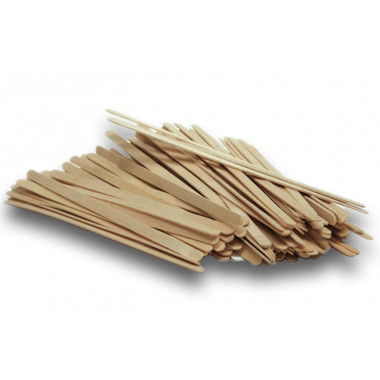 Tunna Träspatlar för ögonbryn