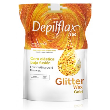 Glitter Gold Film Wax